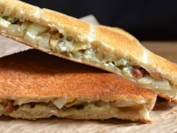 Grilled cheese végétarien aux endives