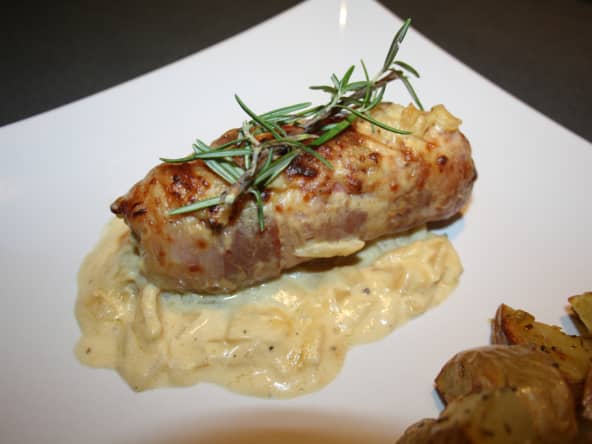 Ballottines de poulet au comté