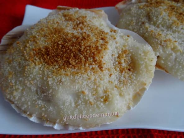 Coquille Saint-Jacques gratinées