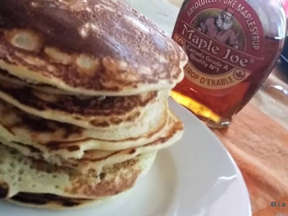 Pancakes authentiques au sirop d’érable