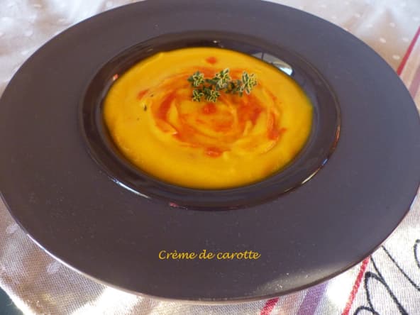 Crème de carotte au Thermomix ou à la casserole