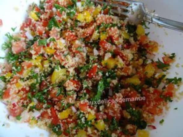 Taboulé aux légumes printaniers