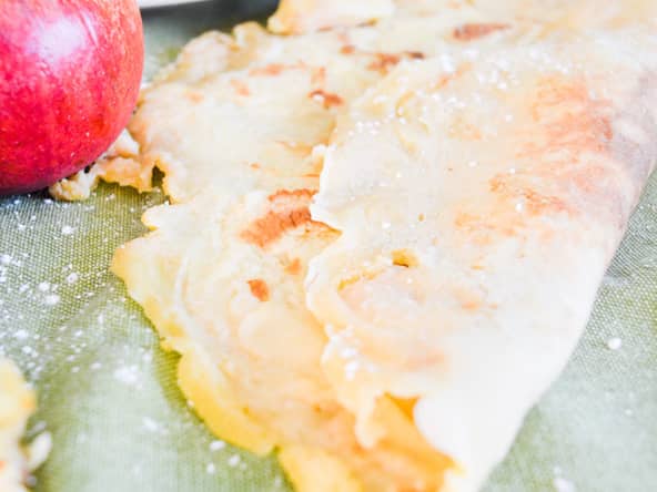 Apfelkiechle : des crêpes alsaciennes fourrées aux pommes