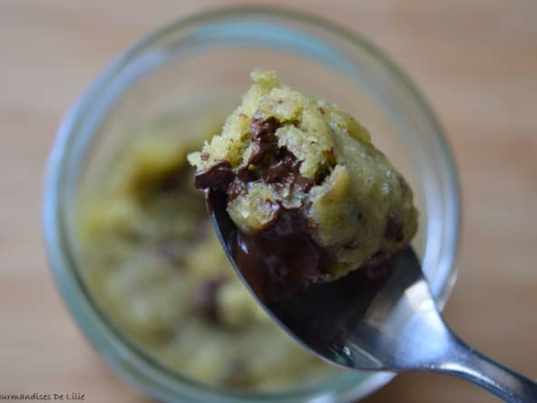 Mug Cookie rapide au Thé vert Matcha