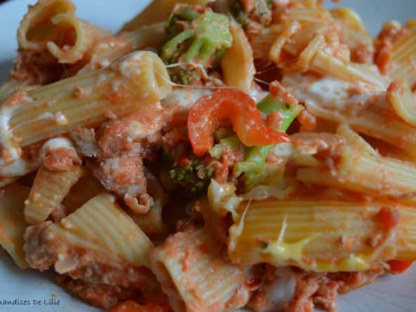 Rigatonis aux Légumes et au Thon