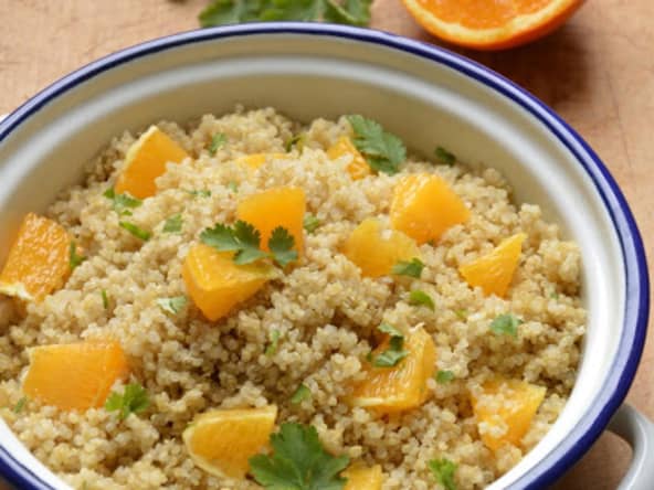 Quinoa orange et gingembre
