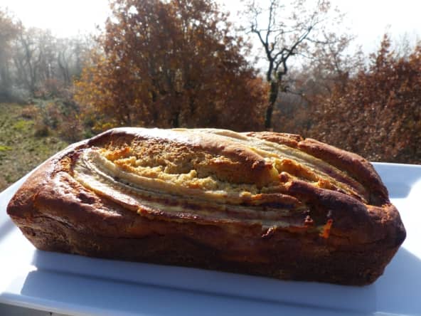 Banana bread à l'ananas vanillé