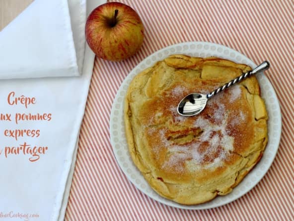 Crêpe épaisse aux pommes