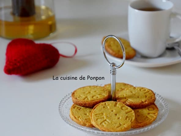 Sablé pistache et yuzu : rapide et simple.