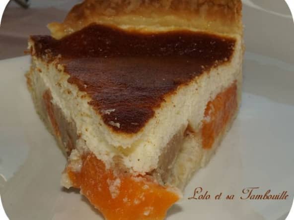 Tarte à la faisselle abricots et spéculoos