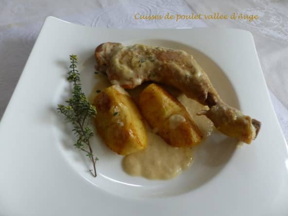 Cuisses de poulet vallée d'Auge