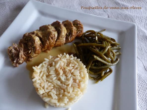 Paupiettes de veau aux olives