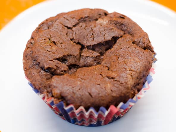 Muffins à la ganache au chocolat et aux noisettes