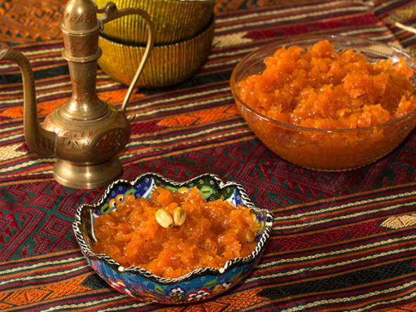 Confiture de carottes. (Moraba é Havidj - Iran)