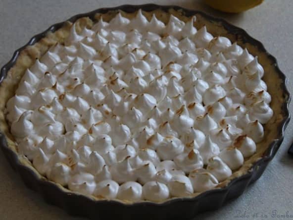 Tarte au citron minute meringuée
