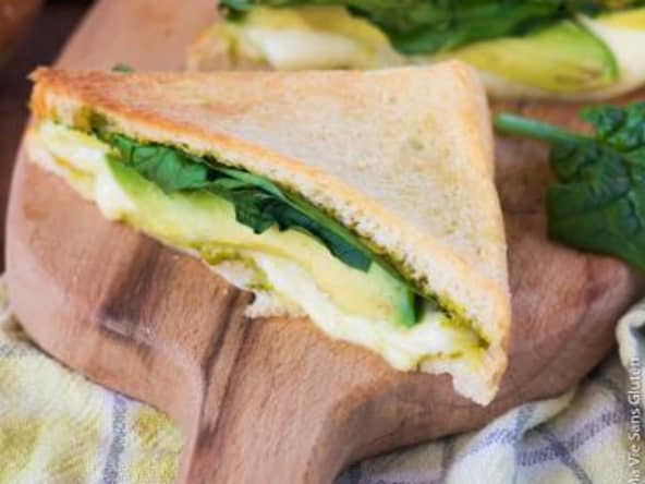 Croque monsieur végétarien sans gluten 