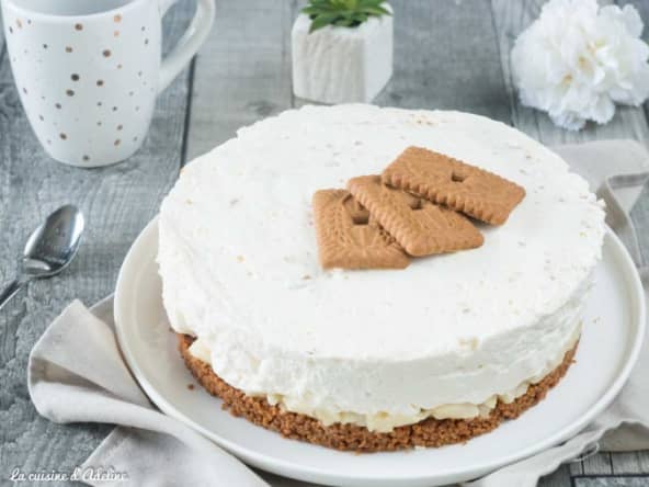 Cheesecake poires spéculoos
