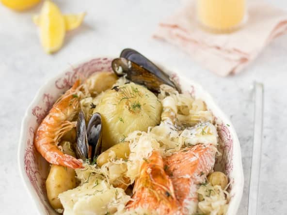 Choucroute royale de la mer : une recette à l'Omnicuiseur Vitalité