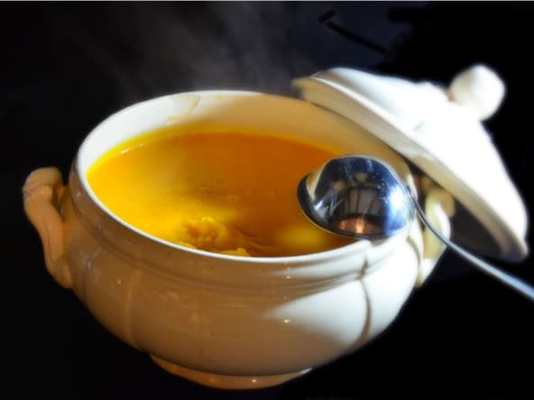 Velouté de potimarron et de panais