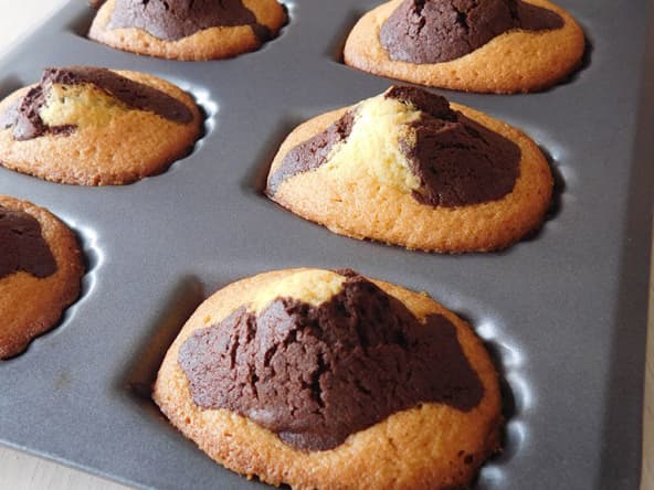Les madeleines marbrées irrésistibles pour le goûter !