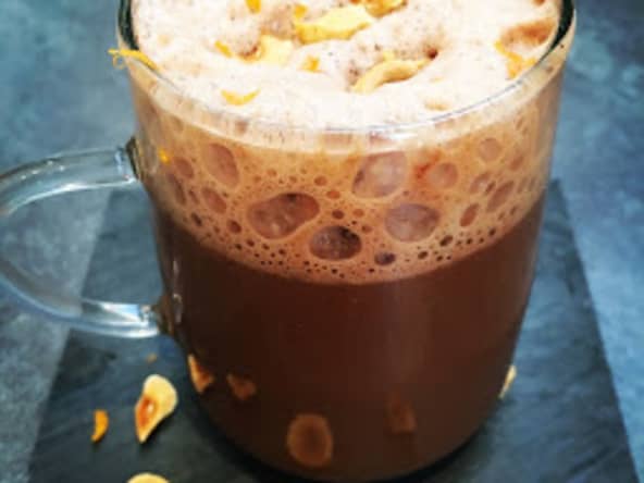 Chocolat chaud orange noisette de Christophe Felder