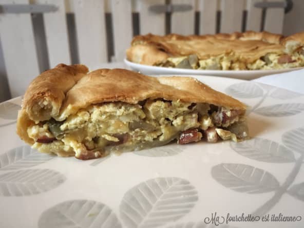 La tourte aux cœurs d’artichauts de Greta