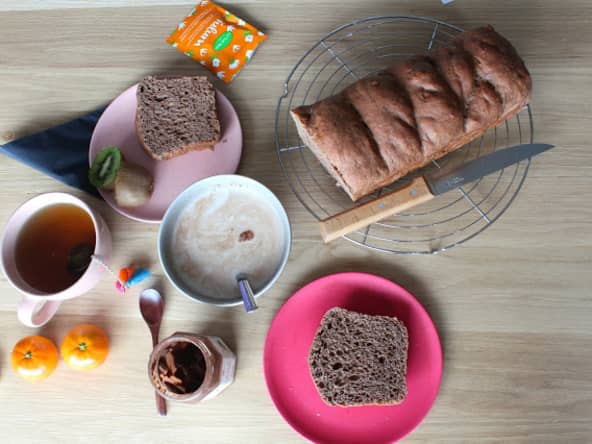 Brioche au chocolat et mascarpone