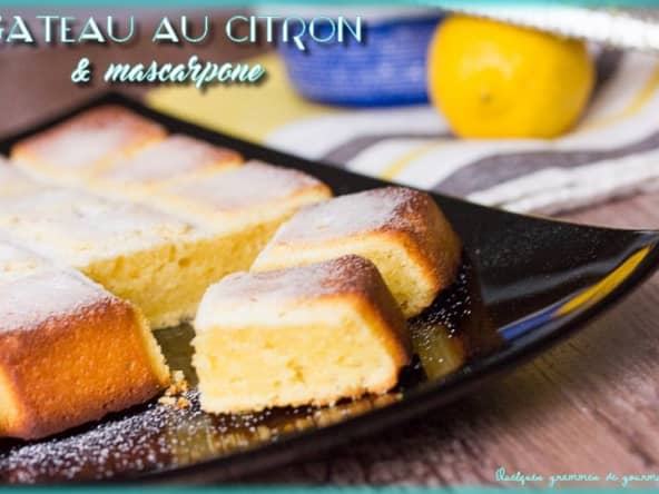 Gâteau au citron et mascarpone