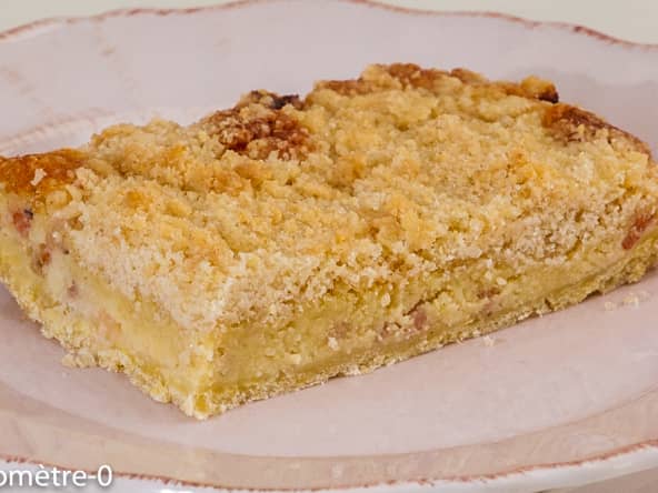 Tarte crumble aux groseilles