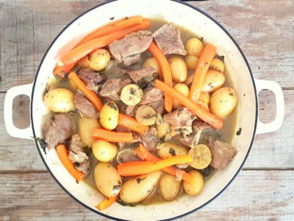 Sauté de veau aux citrons confits