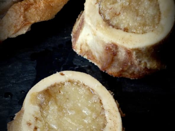 Os à la moelle cuits au four