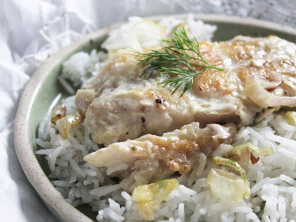 Filet de lieu noir facile et sauce citronnée