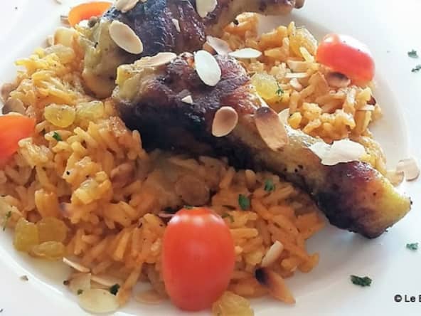 Machbous au poulet : plat national koweïtien