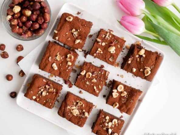 Les brownies chocolat et avocat