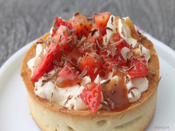 Tartelette chantilly fraises