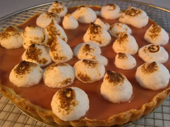 Tarte à l'orange sanguine au poivre de sichuan