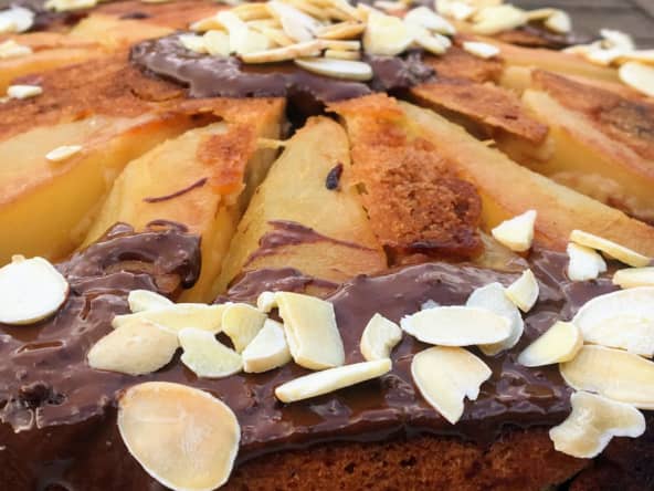 Gâteau poires chocolat