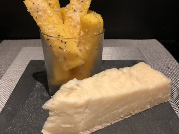 Allumettes de polenta au parmesan