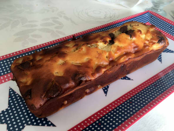 Cake très moelleux pommes et chocolat