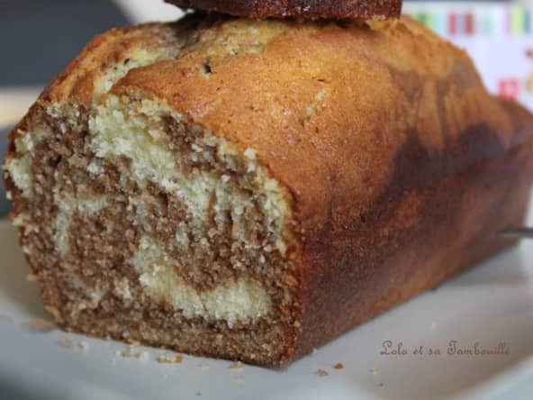 Marbré à la pâte à tartiner