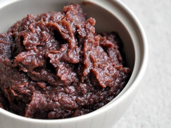 Pâte de haricots rouges azukis sucrée