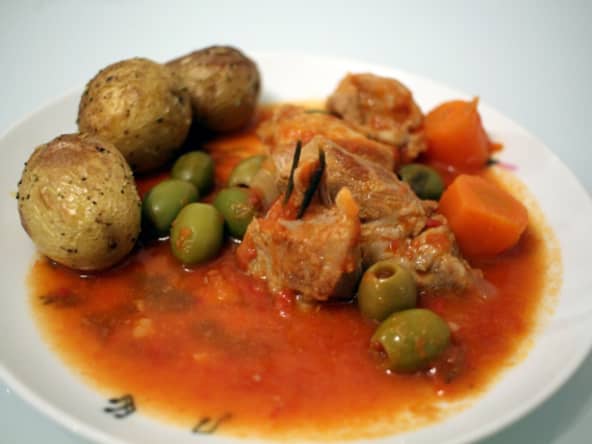 Sauté de veau marengo