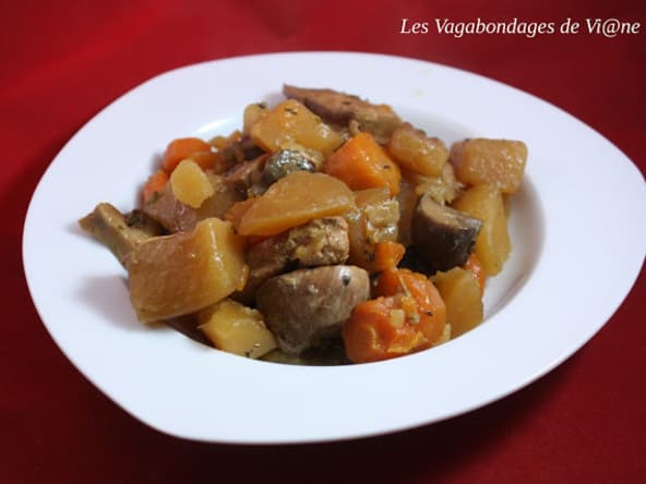 Mijotée de volaille au poiré