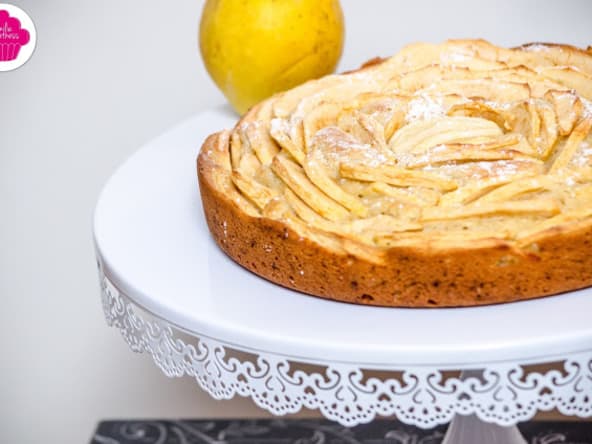 Gâteau aux pommes comme une tarte