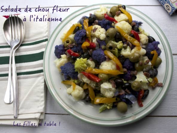Salade de chou fleur à l’italienne