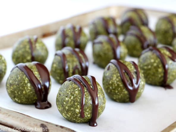 Boules énergétiques aux superaliments vegan, sans gluten 