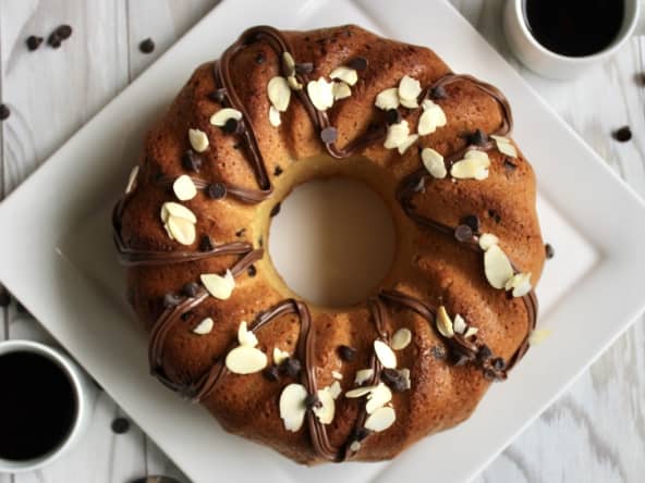 Gâteau facile aux amandes et au chocolat