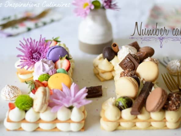 Gateau number cake