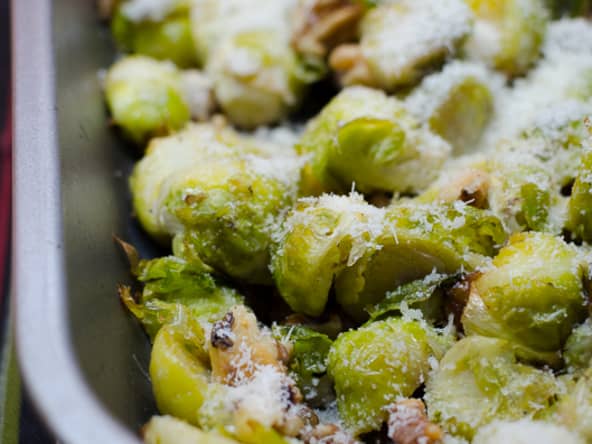 Choux de Bruxelles aux noix et aux zestes de citron