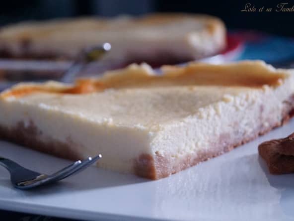 Tarte au lait ribot et spéculoos